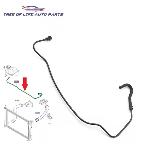 7S618B081AA Radiator Expansion Tank Overflow Hose For Ford Fiesta MK5 1.25 1.4 1.6 2001 2002 2003 20