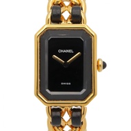 【二手】香奈兒 (Chanel) CHANEL 腕錶 Premiere S H0001 黑色鍍金 (GP) 皮革錶帶 Premiere S 女士二手 A
