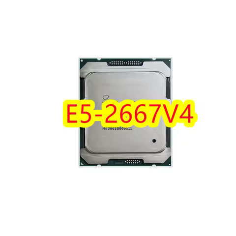 E5-2667V4 CPU Xeon E5 2667 V4 3.20GHZ 8-Core 25M E5-2667 V4 DDR4 2400MHz FCLGA2011-3 135W Processor