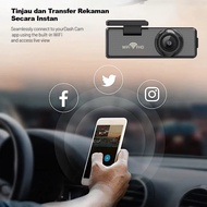 Dash Cam X19 Night Vision WiFi+USB 1080P HD Kamera Mobil Keamanan Parkir dan Navigasi Rekaman Loop S