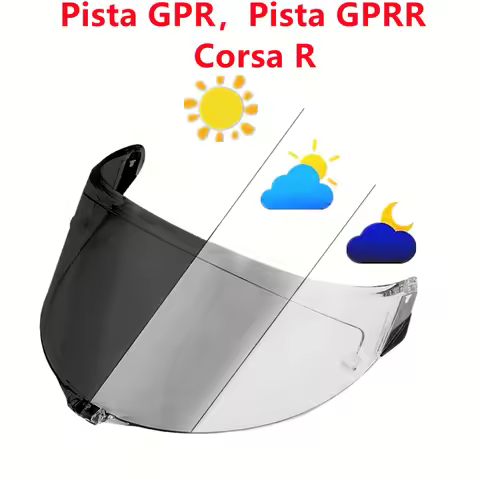 Photochromic Visor for AGV PISTA GP R GP RR Corsa R RACE3 Helmet Shield Glass Viewfinder Windshield