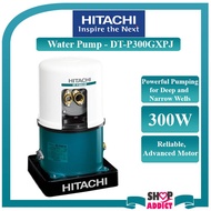 HITACHI 300W WATER PUMP DOUBLE BARREL DT-P300GXPJ
