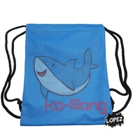 Shark Empty Net Bag / Shark Animal Drawstring Bag / Baby Shark Animal Fish Lopez String Bag