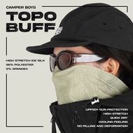 CAMPER BOYS : TOPO BUFF ผ้าบัฟใส่แล้วเย็น ผ้าบัฟเดินป่ากันแดดกัน UV UPF50 กันแดดได้จริง ยืดหยุ่นสูง
