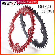 BUCKLOS 104BCD Chainring MTB Oval Chain Ring Bike 32T 34T 36T 38T Crankset