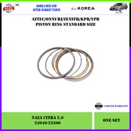 Naza Citra Korea Aftermarket Piston Ring Set Standard Size 1.2x1.2x2.0mm (82mm)(23040-23300)