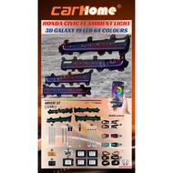 Honda Civic FE 2022-2025 Car OEM Ambient Light RGB Dynamic Atmosphere Light with Tweeter Cover