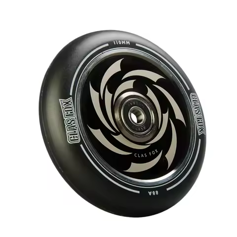 Hot selling 2PCS! Aluminum freestyle stunt scooter wheels PU wheels 5. Root scooter wheel 110mm