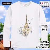 FRANCE LONG-SLEEVED SOUVENIR T-SHIRT 18 WEAR NATIONALTAG ASAL FRANCE COTTON 24S SOUVENIR PREMIUM GIF