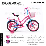 Rubick Unicorn Children's Bike 12"/16"/18" inch - Rubick Unicorn Girls Bike
