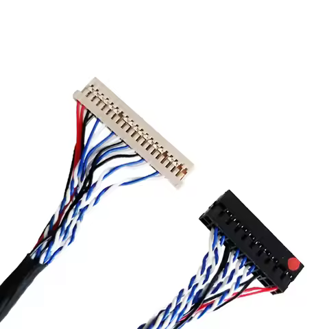 DF14-20PIN-SI8 single 8-bit screen line 15-inch LVDS LCD screen driver board universal 40cm Cable