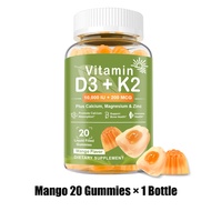 Softher Vitamin D3 K2 Gummies วิตามิน D3 K2 Support Bone Formation ช่วย การดูดซึมแคลเซียม ปรับปรุงสุ
