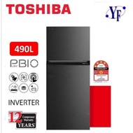TOSHIBA 490L 2 DOOR INVERTER REFRIGERATOR GR-RT559WE-PMY