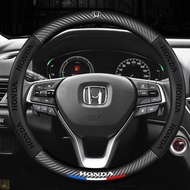 Serat Karbon Relief 3D Sarung Setir Mobil Kulit 3D Untuk Toyota Honda Toyota Suzuki Nissan Mitsubish