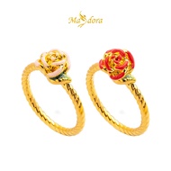 MASDORA 999 Gold Ring Rings Cincin Emas - 3D Rose Rope (EMAS 999/24K)