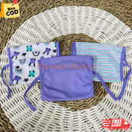 Paket Popok Tali Lusinan Popok Tali Bayi Baru Lahir Baby NewBorn Gift Set Seri Lilac -Juragan Lebak