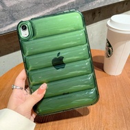 Ốp Chống Sốc Puffer Cho iPad Air 5 4 3 10.5 Inch Mini 6 Vỏ Trong Suốt Áo Khoác Trong Suốt Cho iPad P