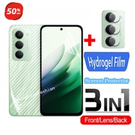 3in1 Non-tempered Glass Film for Redmi 15 15C Redmi15 4G 5G 2025 Back Protector Hydrogel Soft Transp