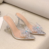 Dramacia_Shoes Latest KIMBRELI High HeelsWanita | 9 cm High Glass Heels