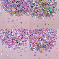 10000Pcs Nail Craft Mixed Colors Star Heart Shell Leaves DIY Loose Sequins Jewelry Making Various St