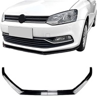 Front Bumper Lip For VW Polo 6R 6C 2009 2010-2017 Car Splitter Diffuser Body Kit Spoiler Bumper Guar