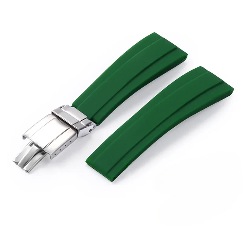 Watch Band for Rolex Oyster Datejust DAYTONA SUBMARINER GMT 20mm Waterproof Rubber Watchband Band Me