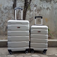 24 INCH FIBER SUITcase SWISS POLO 6901 LUGGAGE SIZE