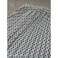 ROK PLISKET MOTIF POLKADOT SUPER PREMIUM/rok plisket tebal ori import rok panjang import mewah rok p