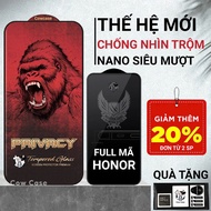 Anti-peeping protection for Honor 500/400/200, Honor Play 10, X9D/X8/X7/X7B/X6/X5B/X5 Plus, Nubia Ne