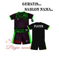 Jersey Stelan Bola Futsal Voli/Free Sablon Nama/Baju Olahraga Anak
