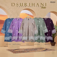DMIMI Baju Kurung Pahang DSURIHANI (KIDS) | Sulam Pahang Labuh | High Quality Germany Cotton Embroid