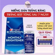 Crest 3D White 1Hour Express teeth whitening strips for fast whitening Crest White Strips