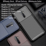 Realme X50 Pro Beetle Fiber Phone Case Casing Cover