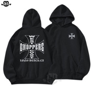 EVRD CLOTH West Coast Chopper CA Hoodie Jacket Black Three Cotton Fleece Variants