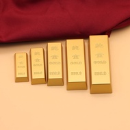 Imitation Brass Gold Bar National Trendy Gold Bar Solid Sand Gold Bar Ornaments Corporate Opening Gi