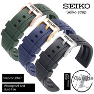 เหมาะสําหรับ SEIKO No. Seiko สายนาฬิกาข้อมือซิลิโคน 5 สาย 007 าดเล็ก 20 มม. 22 มม. 24 มม. สําหรับผู้ชาย