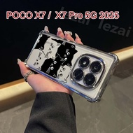 Casing POCO X7 Pro 5G X7Pro PocoX7Pro PocoX7 7XPro X 7 Pro 5G 2025 Casing Clear Luxury Aesthetic Sho