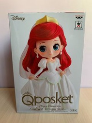 (全新未開封) Disney Q posket Ariel Dreamy Style ver.B 迪士尼 小美人魚 小魚仙 白色 婚紗 B色 Banpresto figure 景品 絕版