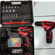 Bisa Cod!!! Mesin Bor Baterai Tangan Cordless Drill Battery 12V Redfox