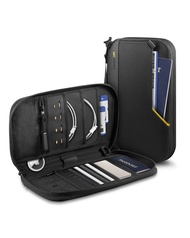 SPIGEN กระเป๋าใส่หนังสือเดินทาง [Passport Organizer Pouch] Hold up to 4 Passports with One Pouch to 