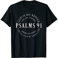 Christian Blessed Religious Jesus Love Psalms 91 Gifts T-Shirt