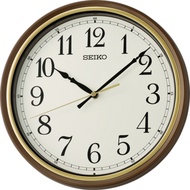 [𝐏𝐎𝐖𝐄𝐑𝐌𝐀𝐓𝐈𝐂] Seiko QHA008B QHA008 Metallic Brown Wall Clock