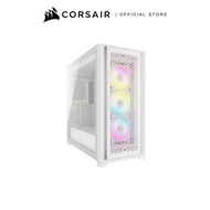 CORSAIR CASE iCUE 5000D RGB AIRFLOW Mid-Tower Case True White - 3x AF120 RGB ELITE - White Fans - iC