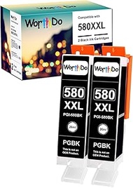 Compatible Ink Cartridge for Canon PGI-580 XXL Black PGBK Printer Cartridges for Canon Pixma TR8550 