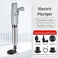 High Pressure Toilet Pneuma Plunger Anti-splash Sewer Drain Clog Blaster Household Electric Wireless