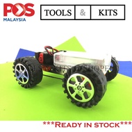 Metallic Battery Car with Gears & Pulley for RBT Project [Kereta Metalik dgn Batteri]