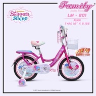Sepeda Anak Keranjang Family Shimmer 16