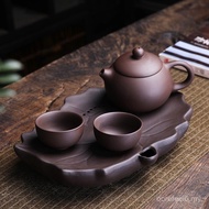 Quick Cup One Pot Two Cup Set Kung Fu Single Personal Tea Set Pot Travel Dry Brewing Plate Pot Cheng