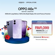 OPPO A6x 5G Smartphone | 6GB + 256GB | 6500mAh Large Battery | 120Hz Ultra Bright Display | Al Camer