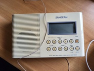 Sangean h201 portable radio 便攜式 AM/FM/天氣警報數位調音防水淋浴收音機 白色